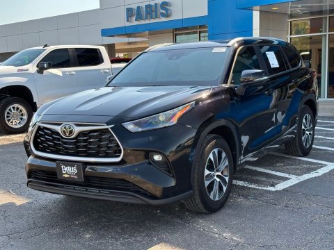 Pre-Owned Midnight Black Metallic 2025 Toyota Highlander XLE FWD - photo 3 - Stock #260270A