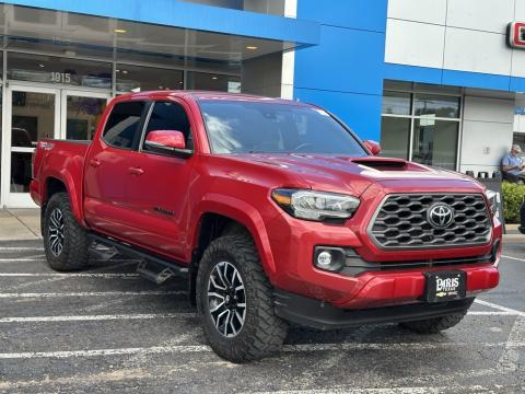  Pre-Owned 2021 Toyota Tacoma TRD Sport Stock#B5542 Red 4WD 