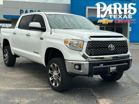 Super White 2015 Toyota Tundra Limited 4WD for sale in Paris, TX - Stock #A1067
