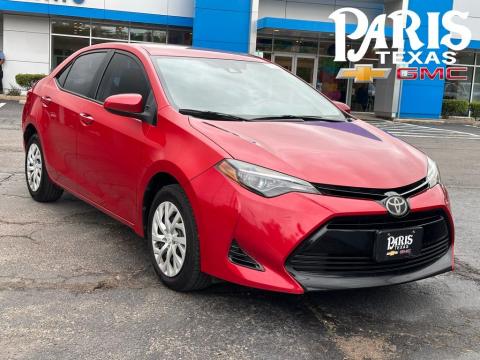 Barcelona Red Metallic 2018 Toyota Corolla LE FWD for sale in Paris, TX - Stock #260788A