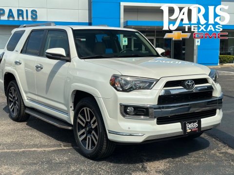 Blizzard Pearl 2017 Toyota 4Runner Limited 4WD for sale in Paris, TX - Stock #261080A