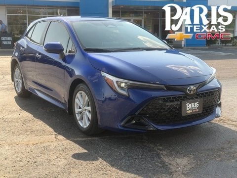 Blue 2025 Toyota Corolla Hatchback SE FWD for sale in Paris, TX - Stock #B5618