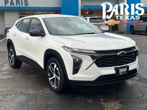 Summit White 2024 Chevrolet Trax 1RS FWD for sale in Paris, TX - Stock #260754A