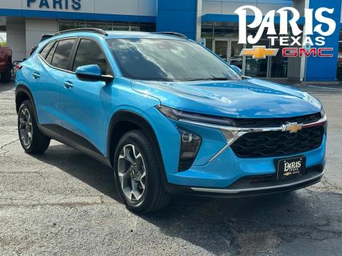 Marina Blue Metallic 2025 Chevrolet Trax LT FWD for sale in Paris, TX - Stock #260774A