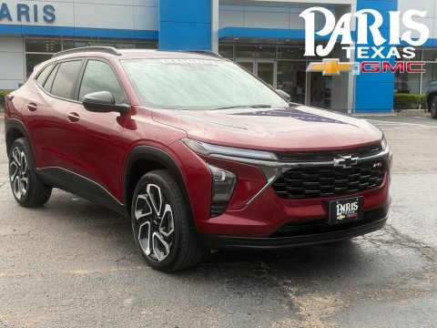 Crimson Metallic 2025 Chevrolet Trax 2RS FWD for sale in Paris, TX - Stock #260970A