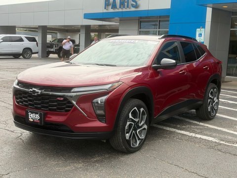 Certified Pre-Owned Crimson Metallic 2025 Chevrolet Trax 2RS FWD - photo 3 - Stock #260970A