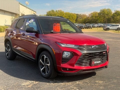 Scarlet Red 2021 Chevrolet TrailBlazer RS FWD for sale in Paris, TX - Stock #X2604A