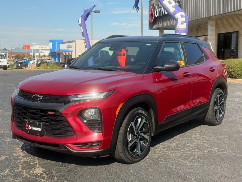Pre-Owned Scarlet Red Metallic 2021 Chevrolet TrailBlazer RS FWD - photo 3 - Stock #X2604A