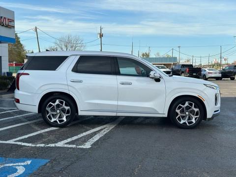 Pre-Owned Hyper White 2021 Hyundai Palisade Calligraphy AWD - photo 4 - Stock #A1031A