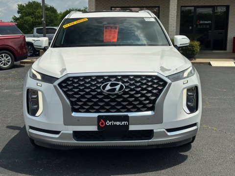 Pre-Owned Hyper White 2021 Hyundai Palisade Calligraphy AWD - photo 2 - Stock #X2479