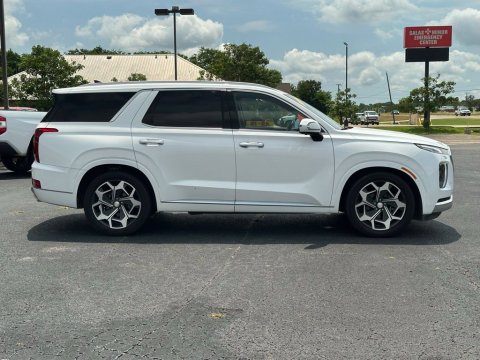Pre-Owned Hyper White 2021 Hyundai Palisade Calligraphy AWD - photo 4 - Stock #X2479