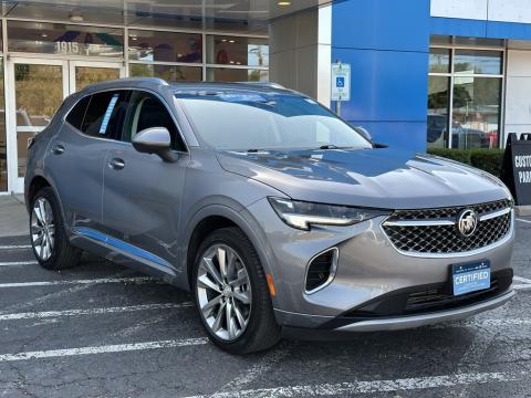  Certified 2022 Buick Envision Avenir Stock#B5543 Satin Steel 
