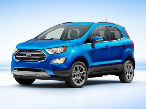 White Platinum 2018 Ford EcoSport Titanium FWD for sale in Paris, TX - Stock #260650A