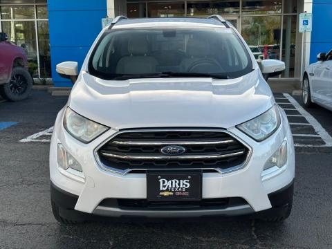 Pre-Owned White Platinum 2018 Ford EcoSport Titanium FWD - photo 2 - Stock #260650A