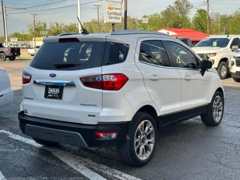Pre-Owned White Platinum 2018 Ford EcoSport Titanium FWD - photo 6 - Stock #260650A