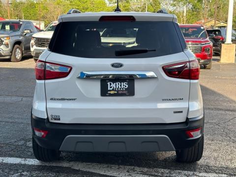 Pre-Owned White Platinum Clearcoat Metallic 2018 Ford EcoSport Titanium FWD - photo 5 - Stock #260650A