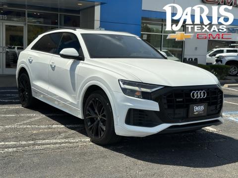  Pre-Owned 2021 Audi Q8 55 Premium Stock#250784B Carrara White 