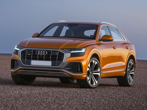  Pre-Owned 2021 Audi Q8 55 Premium Stock#250784B Carrara White 