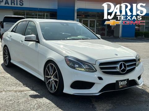 White 2014 Mercedes-Benz E-Class E 350 RWD for sale in Paris, TX - Stock #B5603